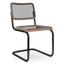 S 32 N / S 64 N Pure Materials, Oiled Walnut, Deep Black (RAL 9005), Without armrests, No glides