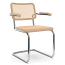 S 64 / S 64 N, Cane-work (with supporting mesh underneath seat), Natural beech, No glides
