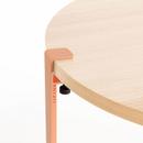 Tiptoe Side Table Brooklyn, Oak finish, Ash pink