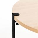 Tiptoe Side Table Brooklyn, Oak finish, Graphite black