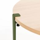 Tiptoe Side Table Brooklyn, Oak finish, Rosemary green