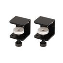 Tiptoe Clamp for Wall shelves (Set of 2), Graphite black