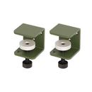 Tiptoe Clamp for Wall shelves (Set of 2), Rosemary green