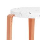 Lou Stool, recycled plastic, Venezia, Ash pink