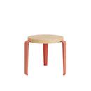 Mini Lou Children's Stool, Solid oak, Flamingo Pink