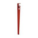 Tiptoe Table Leg, 75 cm, Terracotta red