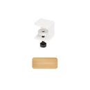 Tiptoe Wall Shelf, solid oak, Wall shelf 45 cm, Cloudy white