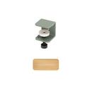 Tiptoe Wall Shelf, solid oak, Wall shelf 45 cm, Eucalyptus grey