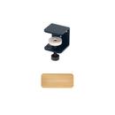 Tiptoe Wall Shelf, solid oak, Wall shelf 45 cm, Mineral blue