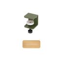 Tiptoe Wall Shelf, solid oak, Wall shelf 45 cm, Rosemary green
