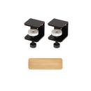 Tiptoe Wall Shelf, solid oak, Wall shelf 60 cm, Graphite black