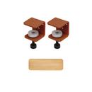 Tiptoe Wall Shelf, solid oak, Wall shelf 60 cm, TipToe x HEJU - Cinnamon brown