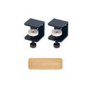 Tiptoe Wall Shelf, solid oak, Wall shelf 60 cm, Mineral blue