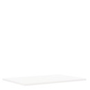 Table Top for Eiermann Table Frames, White melamine with white edge, 120 x 80 cm