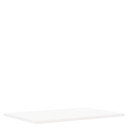 Table Top for Eiermann Table Frames, White melamine with white edge, 180 x 90 cm