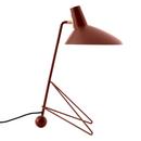 Tripod table lamp, Maroon