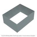 USM Metal Box Insert for USM Haller Extension Door, 75 x 35 x 35, Mid grey RAL 7005