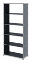 USM Haller Storage Unit without Rear Panels, Anthracite RAL 7016