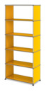 USM Haller Storage Unit without Rear Panels, Golden yellow RAL 1004