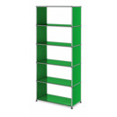 USM Haller Storage Unit without Rear Panels, USM green