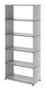 USM Haller Storage Unit without Rear Panels, USM matte silver