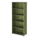 USM Haller Storage Unit M,  Edition Olive Green, Customisable, Open, Open, Open, Open