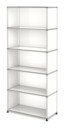 USM Haller Storage Unit M, Customisable, Pure white RAL 9010, Open, Open, Open, Open