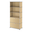 USM Haller Storage Unit with 2 Drop-down Doors, USM beige