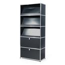 USM Haller Storage Unit with 3 Angled Shelves