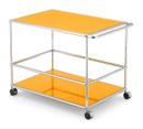 USM Haller Bar Trolley Type I, Golden yellow RAL 1004