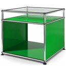 USM Haller Side Table with Extension, USM green