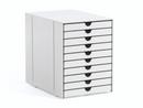 USM Inos Box Set C4 for USM Haller Shelves, with 10 trays, Pure white RAL 9010