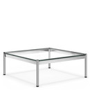 USM Haller Coffee Table, 100 x 100 cm, Glass, Transparent