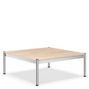 USM Haller Coffee Table, 100 x 100 cm, Wood, White oiled oak