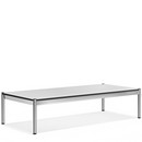 USM Haller Coffee Table, 150 x 75 cm, Fenix, Bianco Kos - White