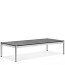 USM Haller Coffee Table, 150 x 75 cm, Laminate, Light mid grey