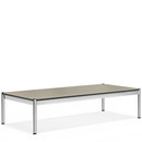 USM Haller Coffee Table, 150 x 75 cm, Linoleum, Pebble