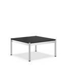 USM Haller Coffee Table, 75 x 75 cm, Linoleum, Nero