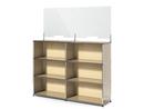 USM Haller Counter L with Security Screen, USM beige