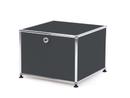 USM Haller Printer Container, 50 cm, Anthracite RAL 7016, With feet
