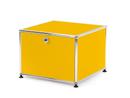 USM Haller Printer Container, 50 cm, Golden yellow RAL 1004, With feet