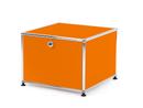 USM Haller Printer Container, 50 cm, Pure orange RAL 2004, With feet