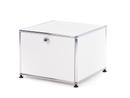 USM Haller Printer Container, 50 cm, Pure white RAL 9010, With feet