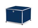 USM Haller Printer Container, 50 cm, Steel blue RAL 5011, With feet