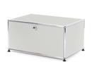 USM Haller Printer Container, 75 cm, Light grey RAL 7035, With feet