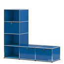 USM Haller Clothes Rack/Bench, Gentian blue RAL 5010
