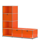 USM Haller Clothes Rack/Bench, Pure orange RAL 2004