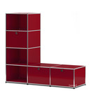 USM Haller Clothes Rack/Bench, USM ruby red