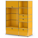 USM Haller Wardrobe Model I, Golden yellow RAL 1004