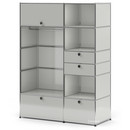 USM Haller Wardrobe Model I, Light grey RAL 7035